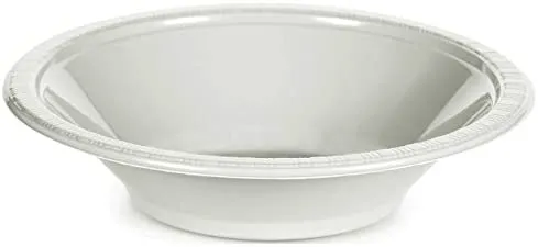 12 Oz White Plastic Bowls