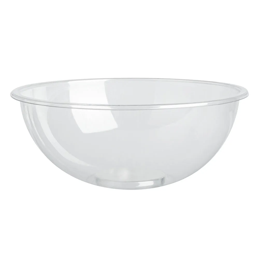 18 oz Round Clear Plastic Salad Bowl - 6" x 6" x 2 1/2" - 200 count box