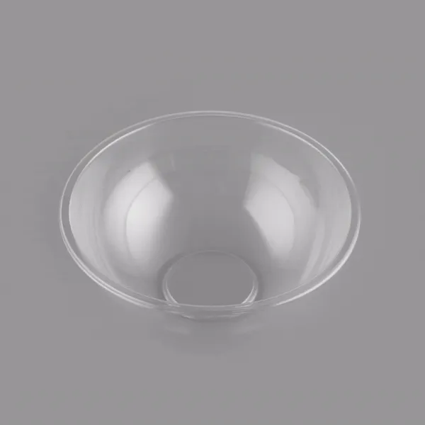 18 oz Round Clear Plastic Salad Bowl - 6" x 6" x 2 1/2" - 200 count box