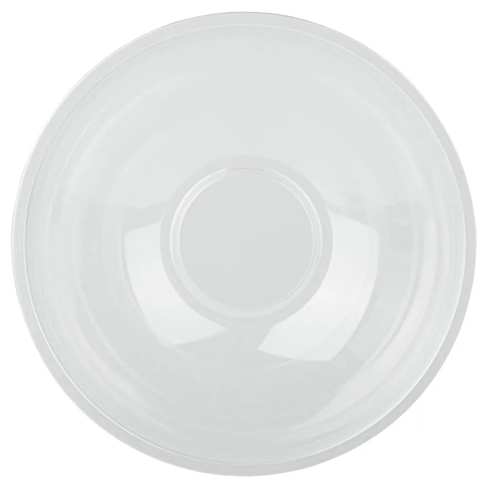 18 oz Round Clear Plastic Salad Bowl - 6" x 6" x 2 1/2" - 200 count box