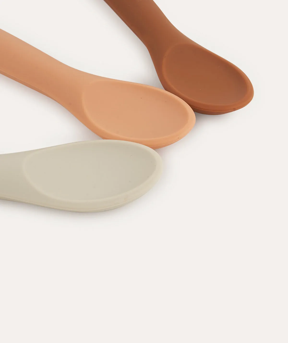 3 Pack Weaning Spoons - Apricot Mix