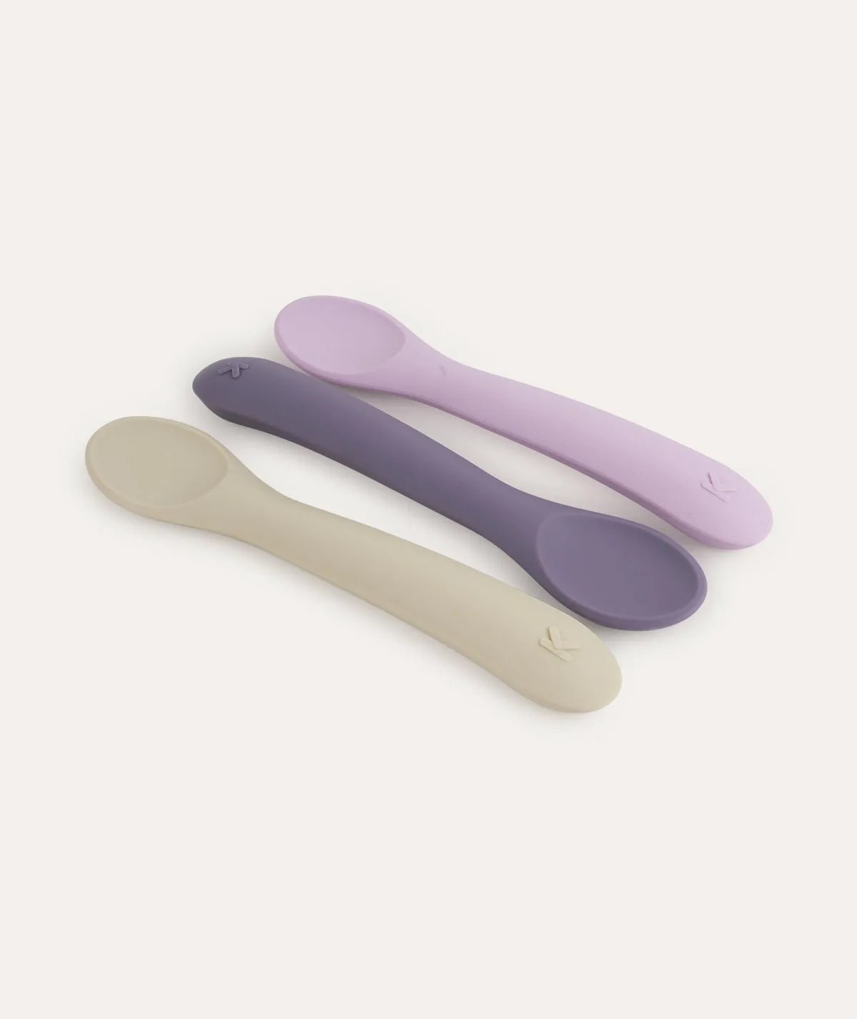 3 Pack Weaning Spoons - Lilac Mix