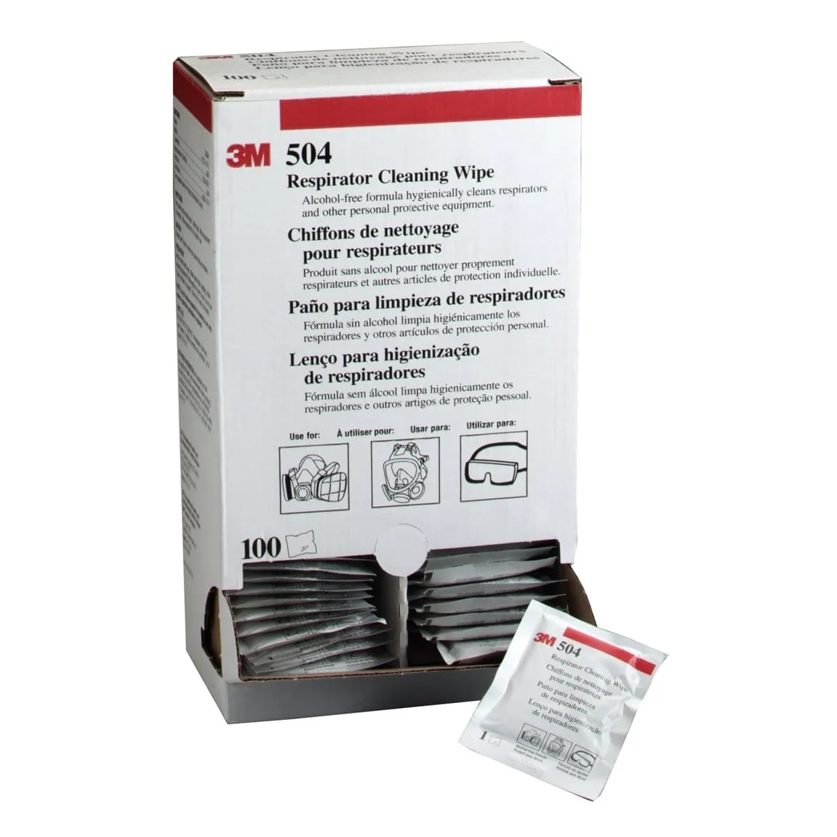 3M 7065 3M Respirator Cleaning Wipes 100/Bx