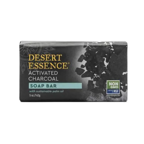 Activated Charcoal Soap Bar 5 Oz By Desert Essence