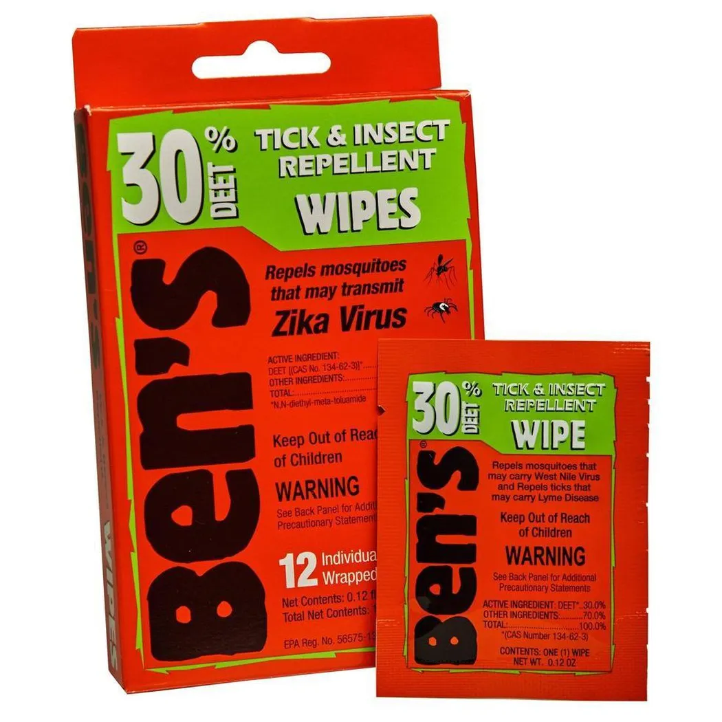 Adventure Medical Kits Ben's 30 Wipes