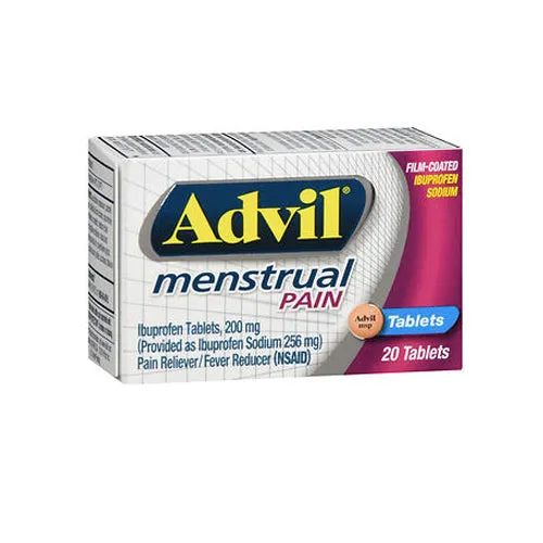 Advil Menstrual Pain Tablets 20 Tabs By Advil