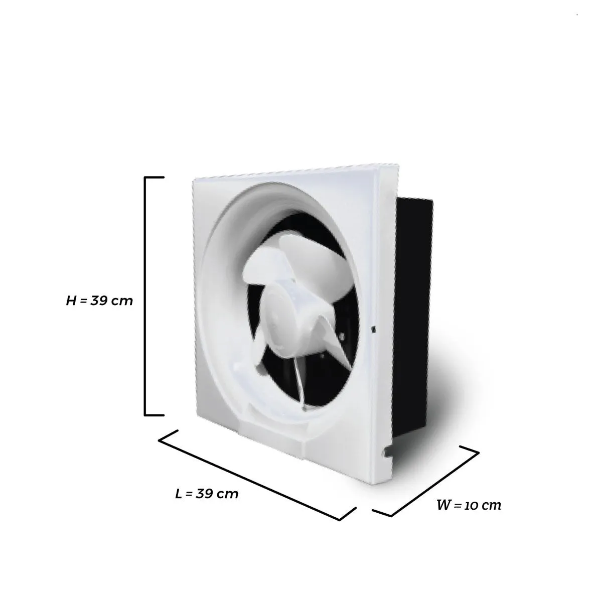 Akari 10” Wall Exhaust Fan (AEF-10W)