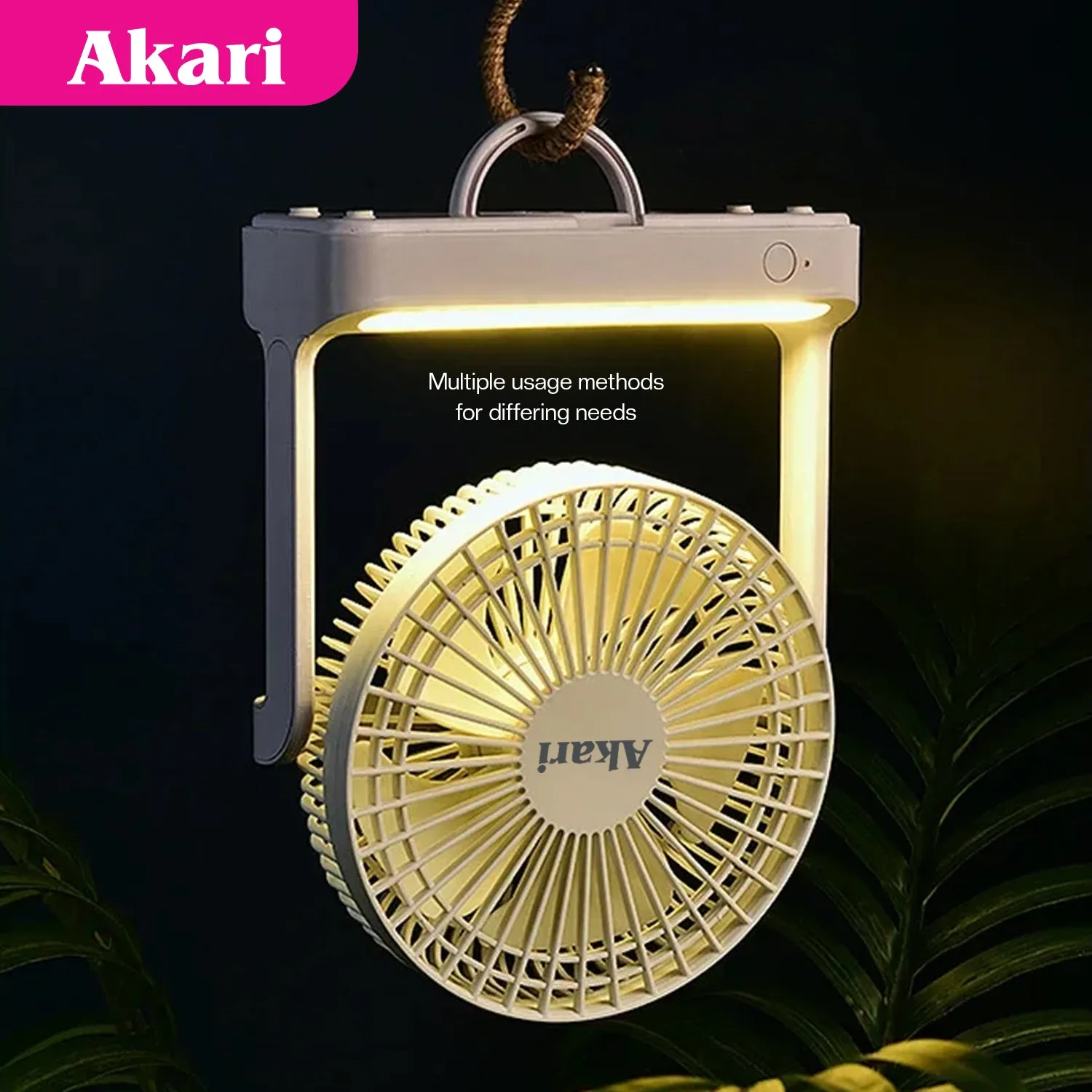 Akari B1T1 : Rechargeable Multi Mount Fan (ARF-MF01)