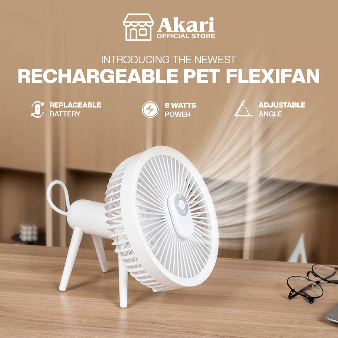 Akari Pet Flexifan with LED night light (ARF-143)