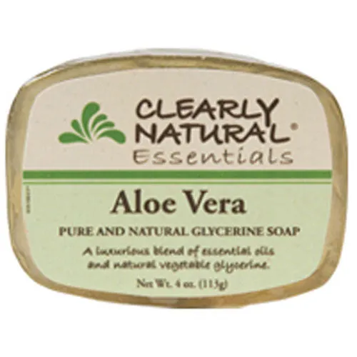 Aloe Vera Soap 4 OZ EA By Clearly Natural