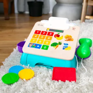 Baby Einstein   Hape Magic Touch Cash Register Pretend to Check Out Toy, Ages 9 Months and Up