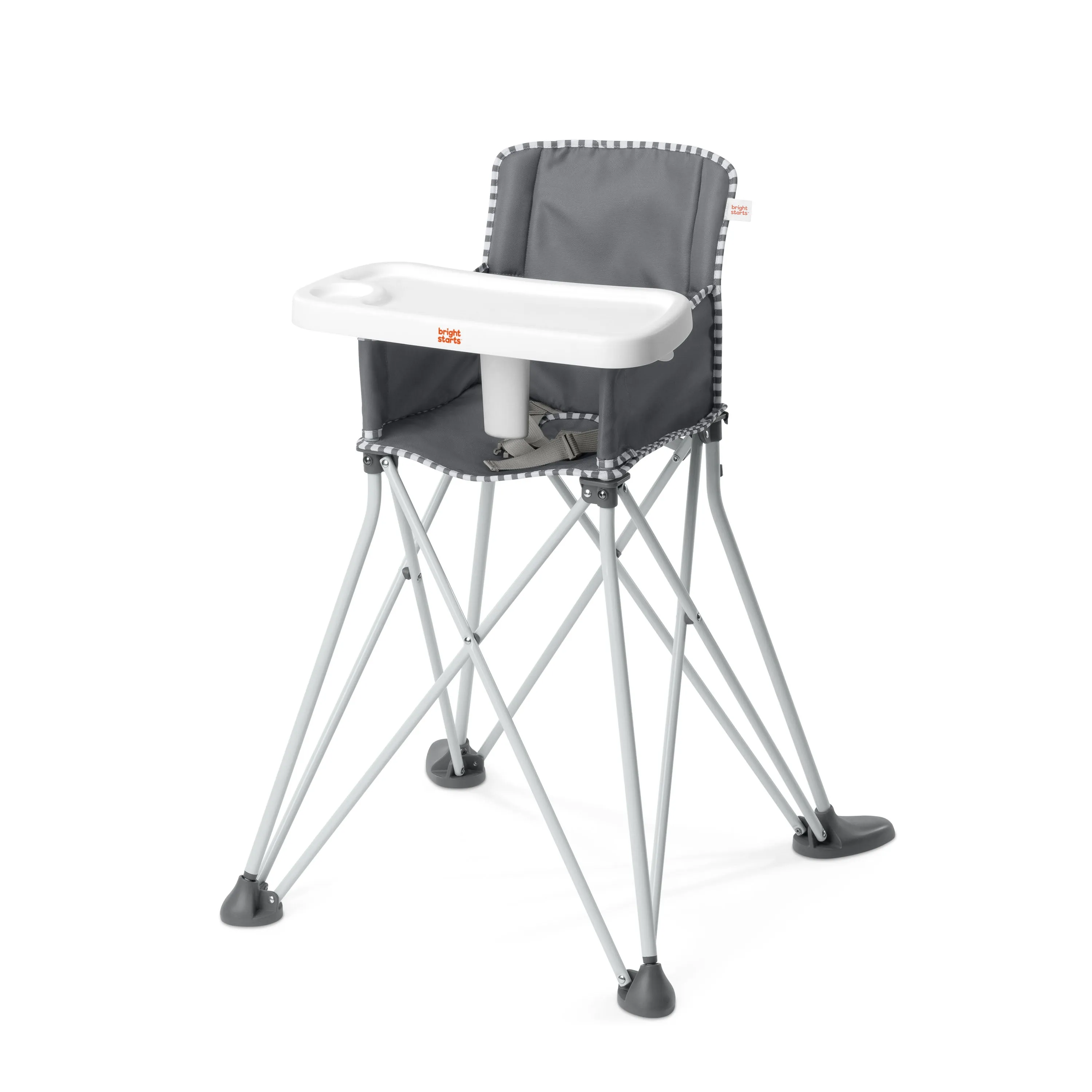 Bright Starts Pop 'N Dine Portable High Chair - Grey