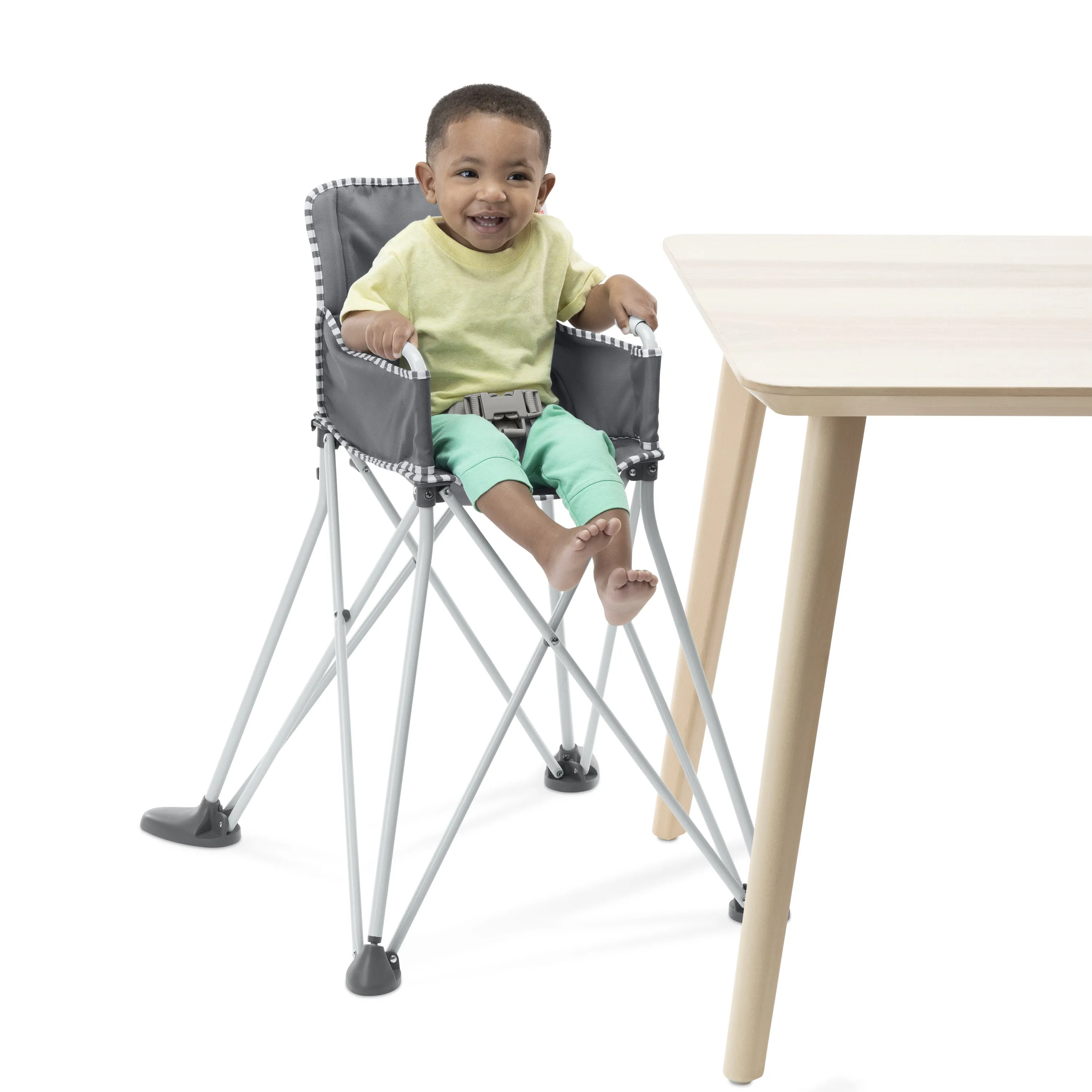 Bright Starts Pop 'N Dine Portable High Chair - Grey