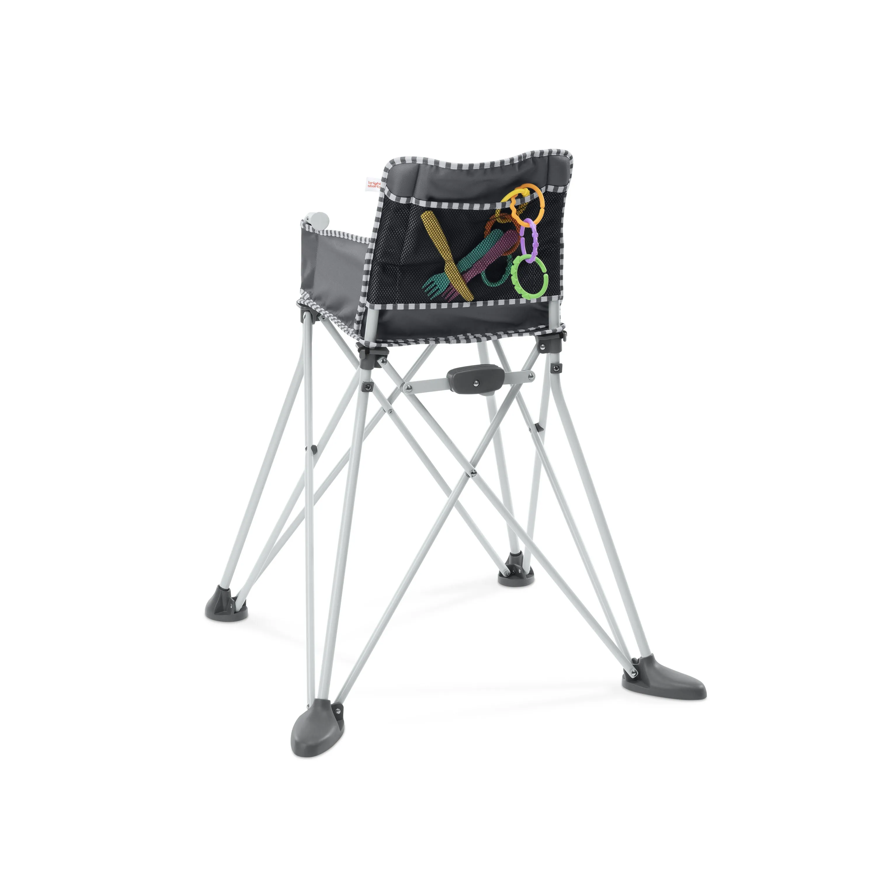 Bright Starts Pop 'N Dine Portable High Chair - Grey