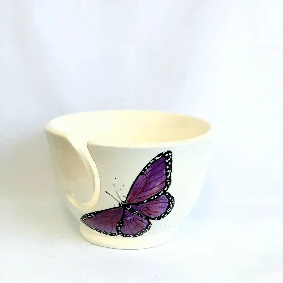 Butterfly Yarn bowl