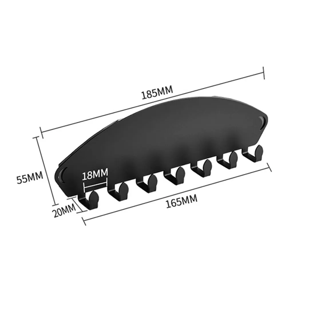 CHESTON Magnetic Fridge Hooks - Durable Organizer for Metal Surfaces: Refrigerators, Microwaves, Metal Almirah - Load-Bearing 5kg - Ideal for Cutlery, Utensils & Clothes