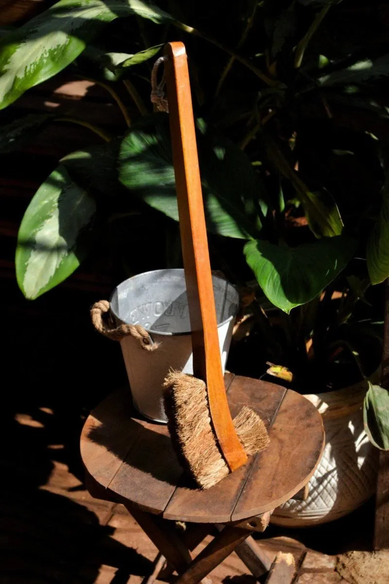 Coconut Coir Double Hockey Toilet Brush