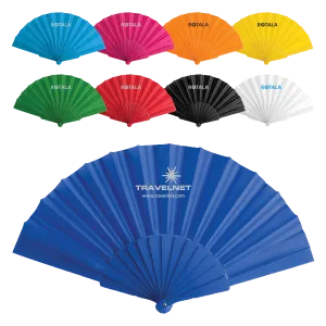 Concertina Hand Fans - Unprinted sample