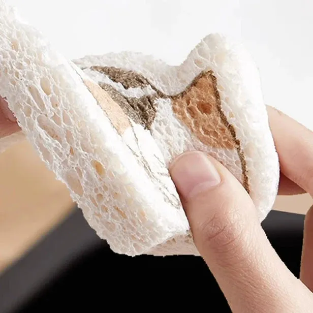 Cute Cat Scratch Sponge Wipes