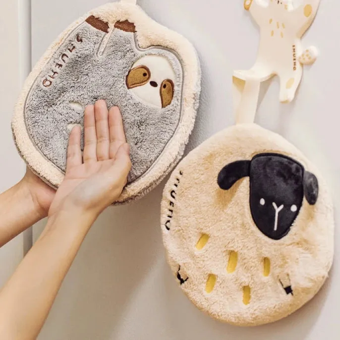 Cute Tree Hangable Absorbent Hand Towels