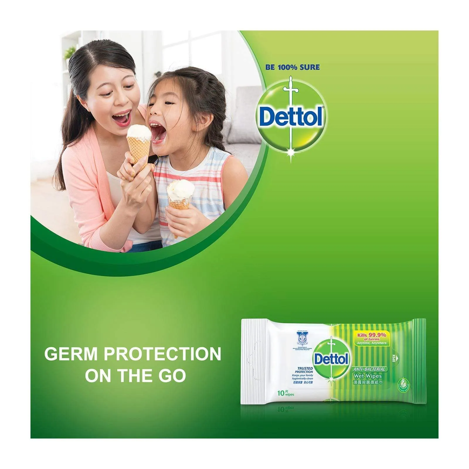 Dettol - Anti Bacterial Wet Wipes