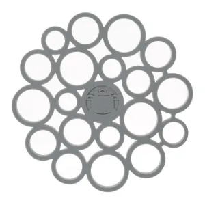 Grey Silicone Trivet Mat 7" 1pc