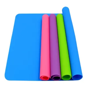 HiGift Set Of 4 Silicone Craft Mats | Silicone Sheet For Crafts 1 Resin Mat For Jewelry Casting | Waterproof | Nonstick