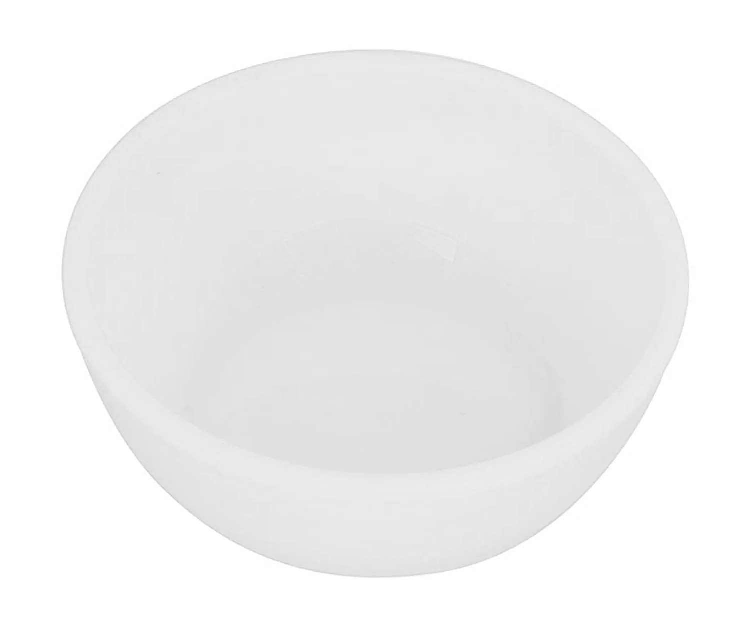 Kuber Industries Plastic Microwave Safe Unbreakable Mixing Bowl/Salad/Dining Table/Kitchen Plastic Bowl Set, 250 Ml (Set of 6) White-KUBMART16429