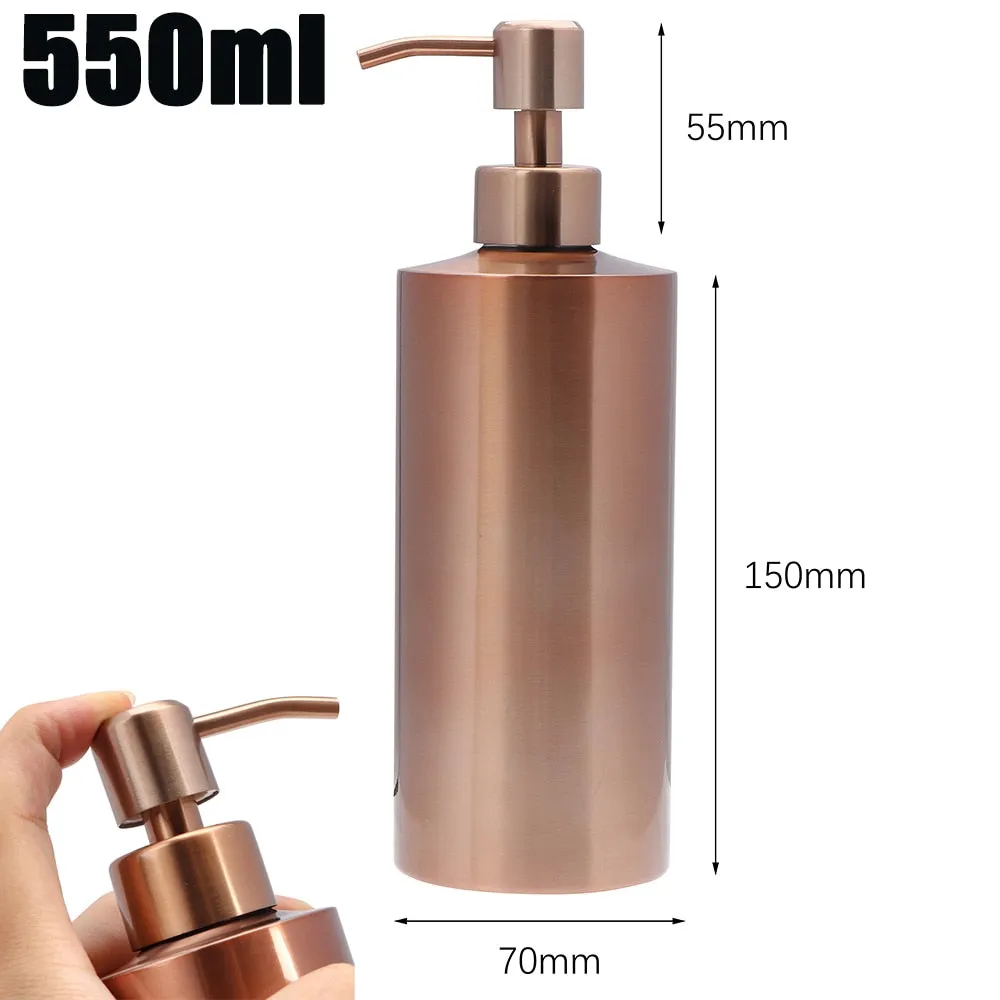 Liquid Soap Dispenser/Pump Bottle Lotion/Hand Sanitizer Shampoo/Stainless Steel Bottle