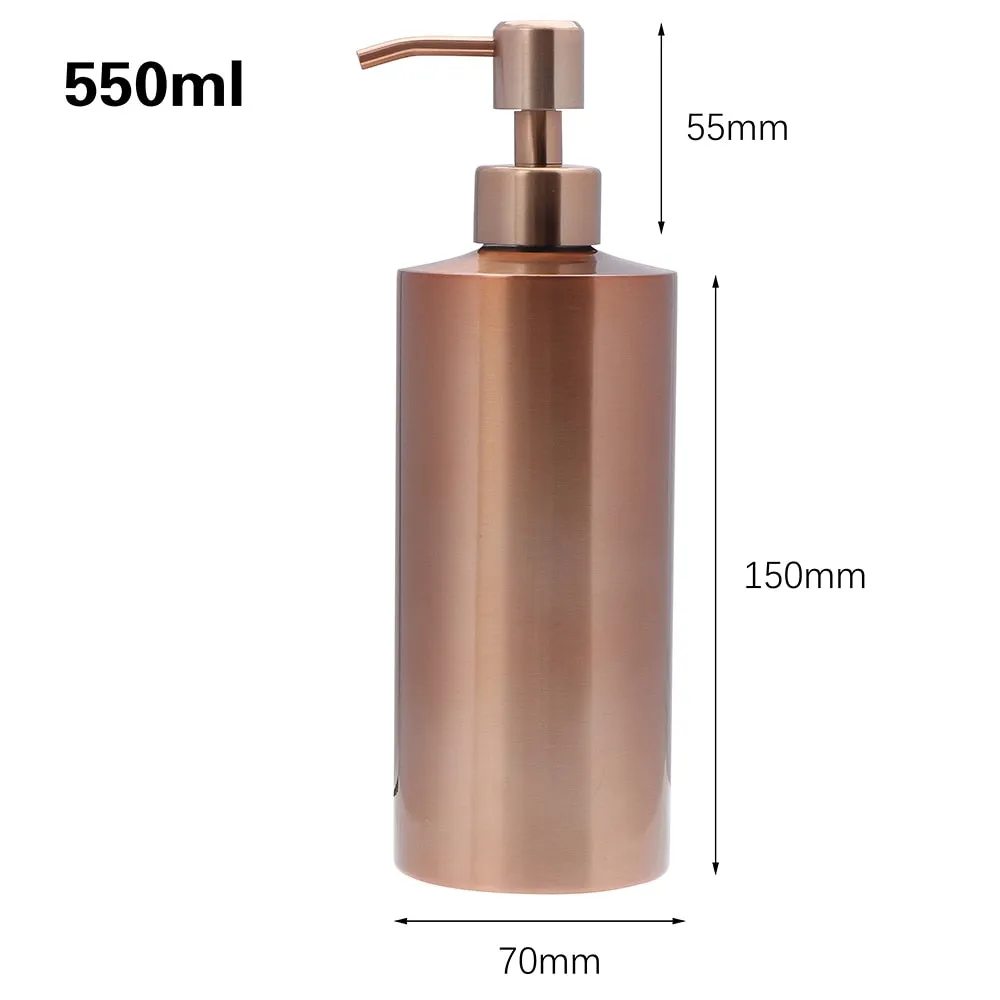 Liquid Soap Dispenser/Pump Bottle Lotion/Hand Sanitizer Shampoo/Stainless Steel Bottle