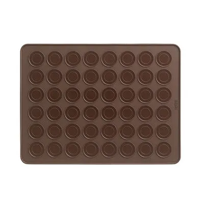 Macaron Bake Mat Brown 40 x 30