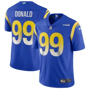 Men's Nike Aaron Donald Royal Los Angeles Rams Vapor Limited Jersey