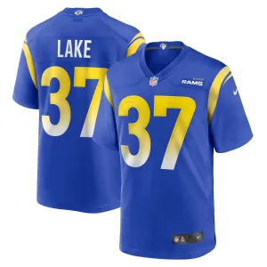 Men's Nike Quentin Lake Royal Los Angeles Rams Game Player Jersey