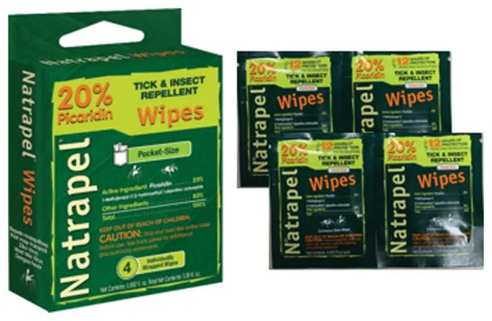 Natrapel Repellent Wipes 12pk