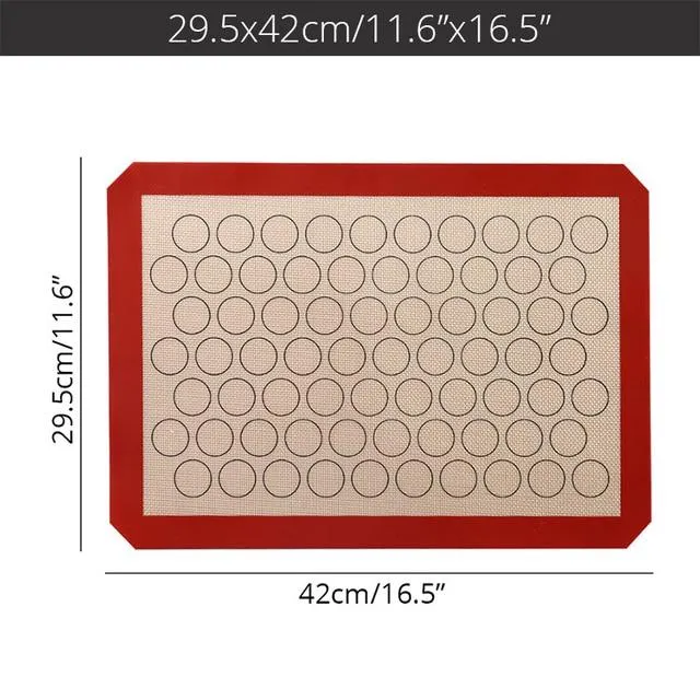 Nonstick Macaron Silicone Backing Mat