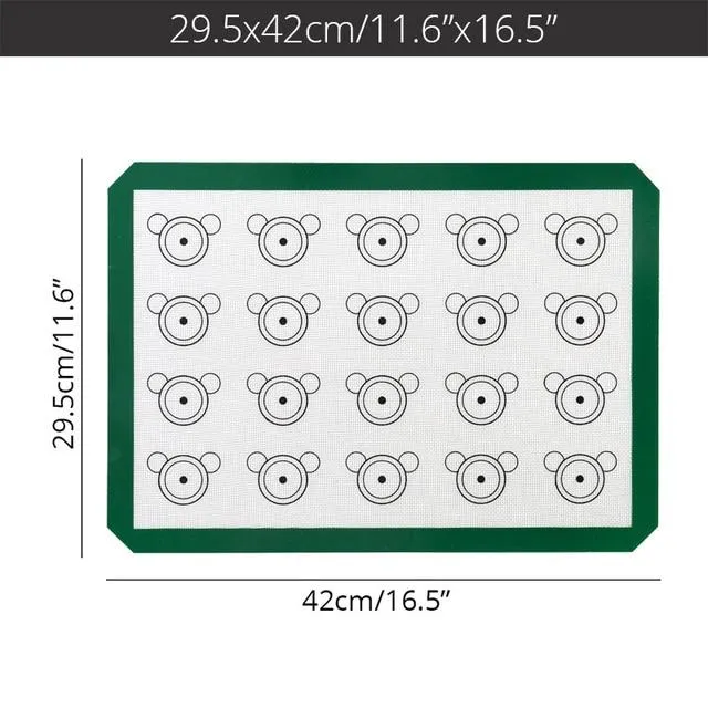 Nonstick Macaron Silicone Backing Mat