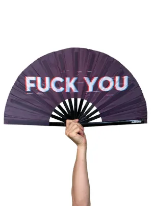 "F*ck You" Jumbo Hand Fan