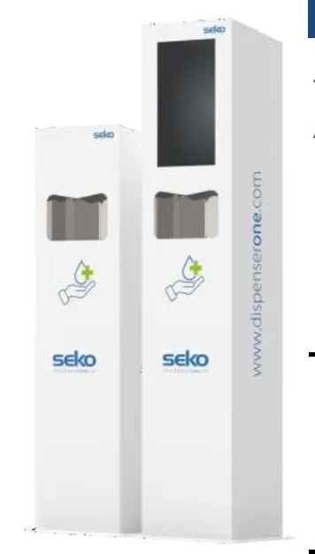 SEKO Dispenser ONE The indispensable heavy duty hand sanitizer system