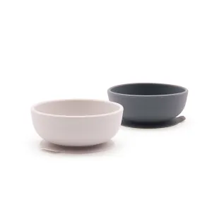 Silicone Suction Bowl Set - Cloud / Storm