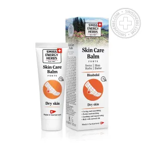 SKIN CARE BALM balm for dry and rough skin, 7 Swiss herbs   vitamin E   bisabolol   pentavitin, 40 ml.