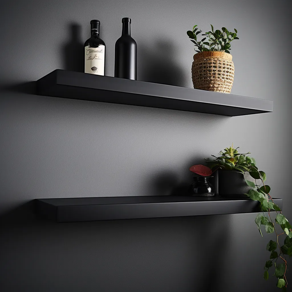 Sophisticated Simplicity: 36mm Thick Floating Shelves