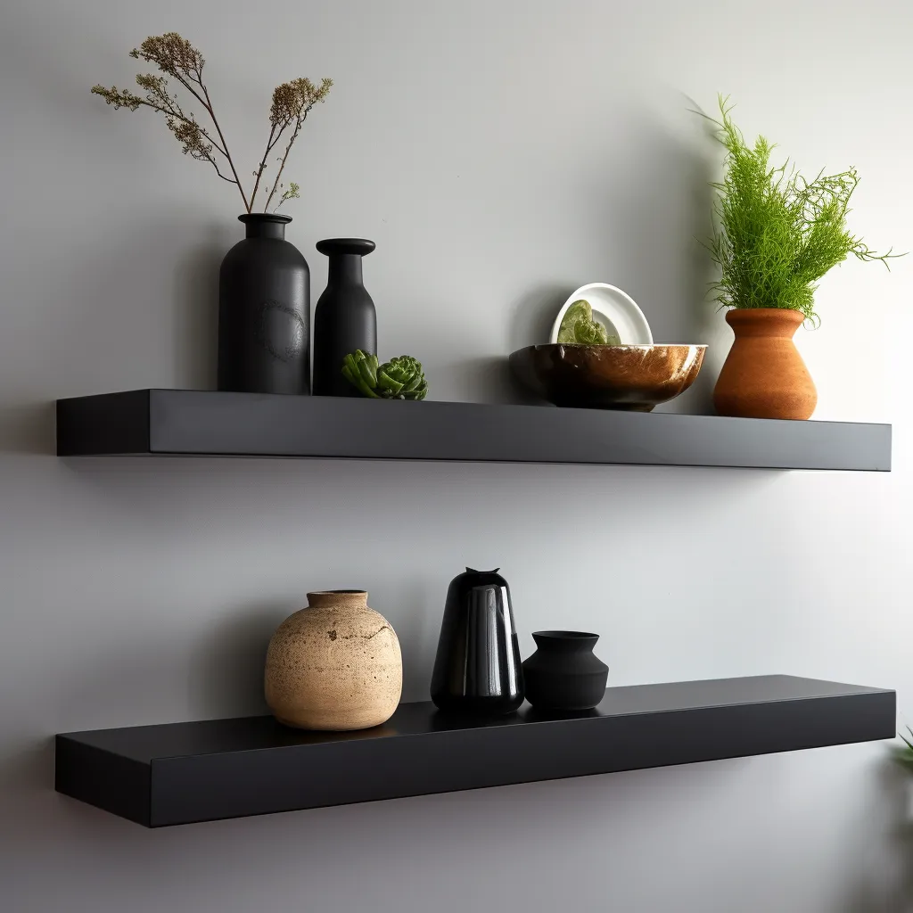 Sophisticated Simplicity: 36mm Thick Floating Shelves