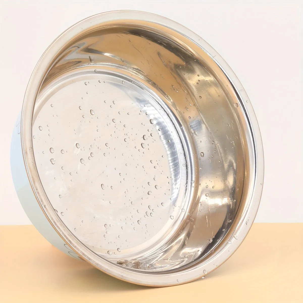 Sturdy NonSlip Dog Bowl with Paw Prints