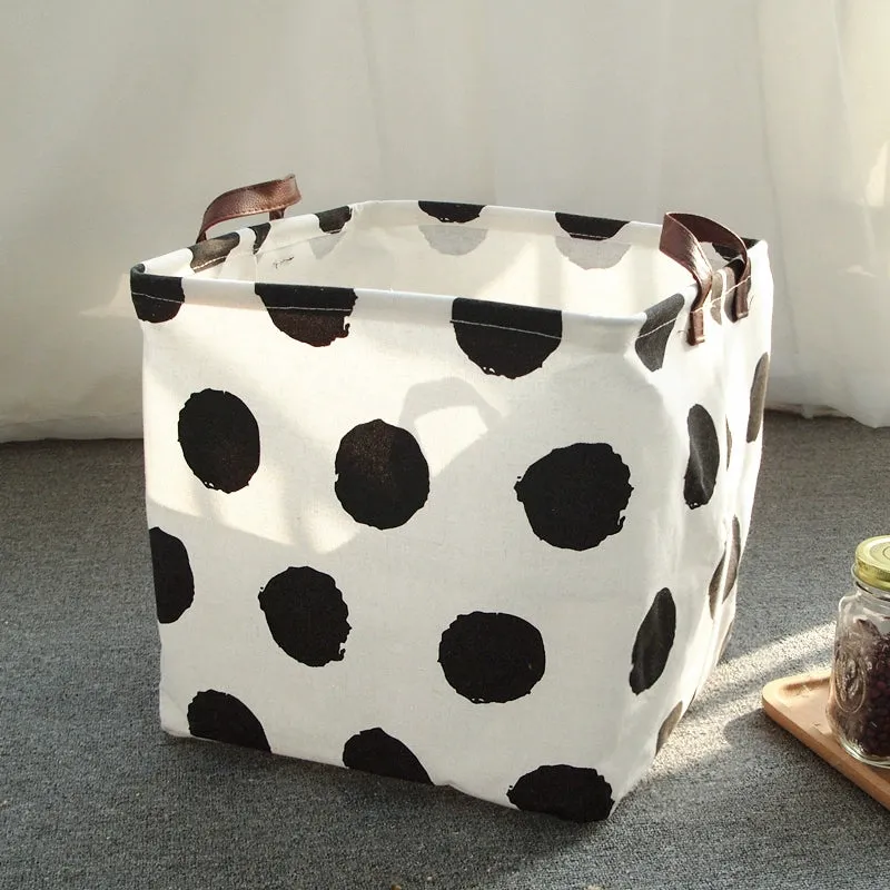 Stylish Fabric Cotton and Linen Storage Box