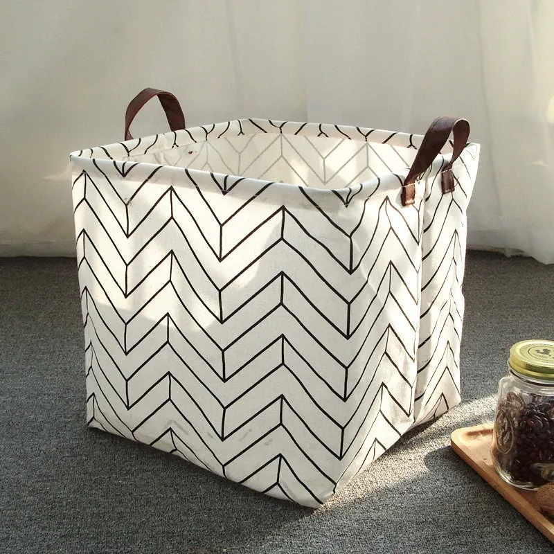 Stylish Fabric Cotton and Linen Storage Box