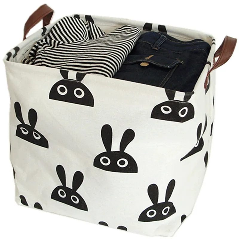 Stylish Fabric Cotton and Linen Storage Box