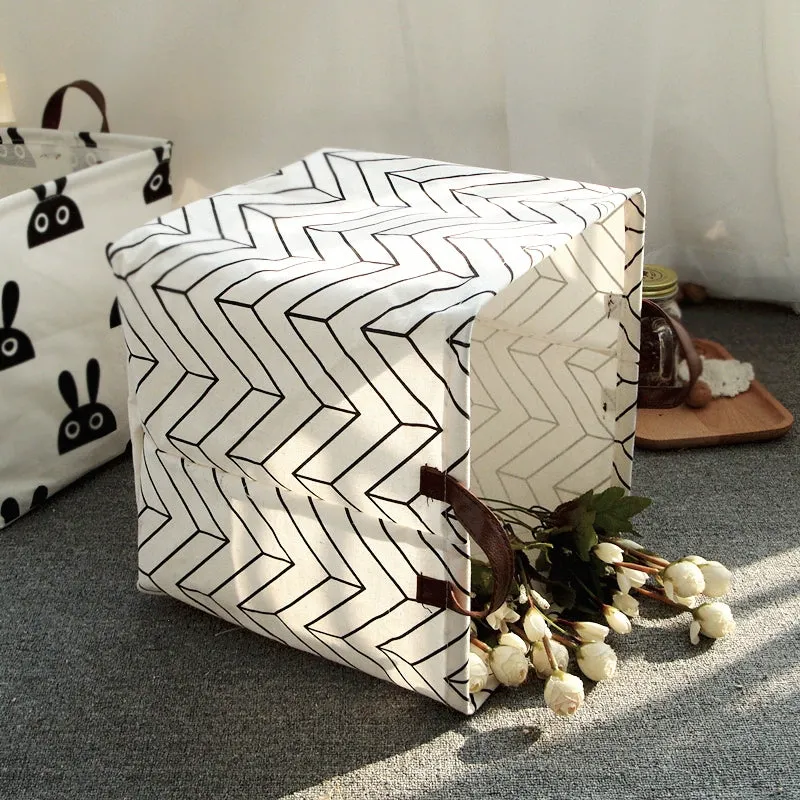 Stylish Fabric Cotton and Linen Storage Box