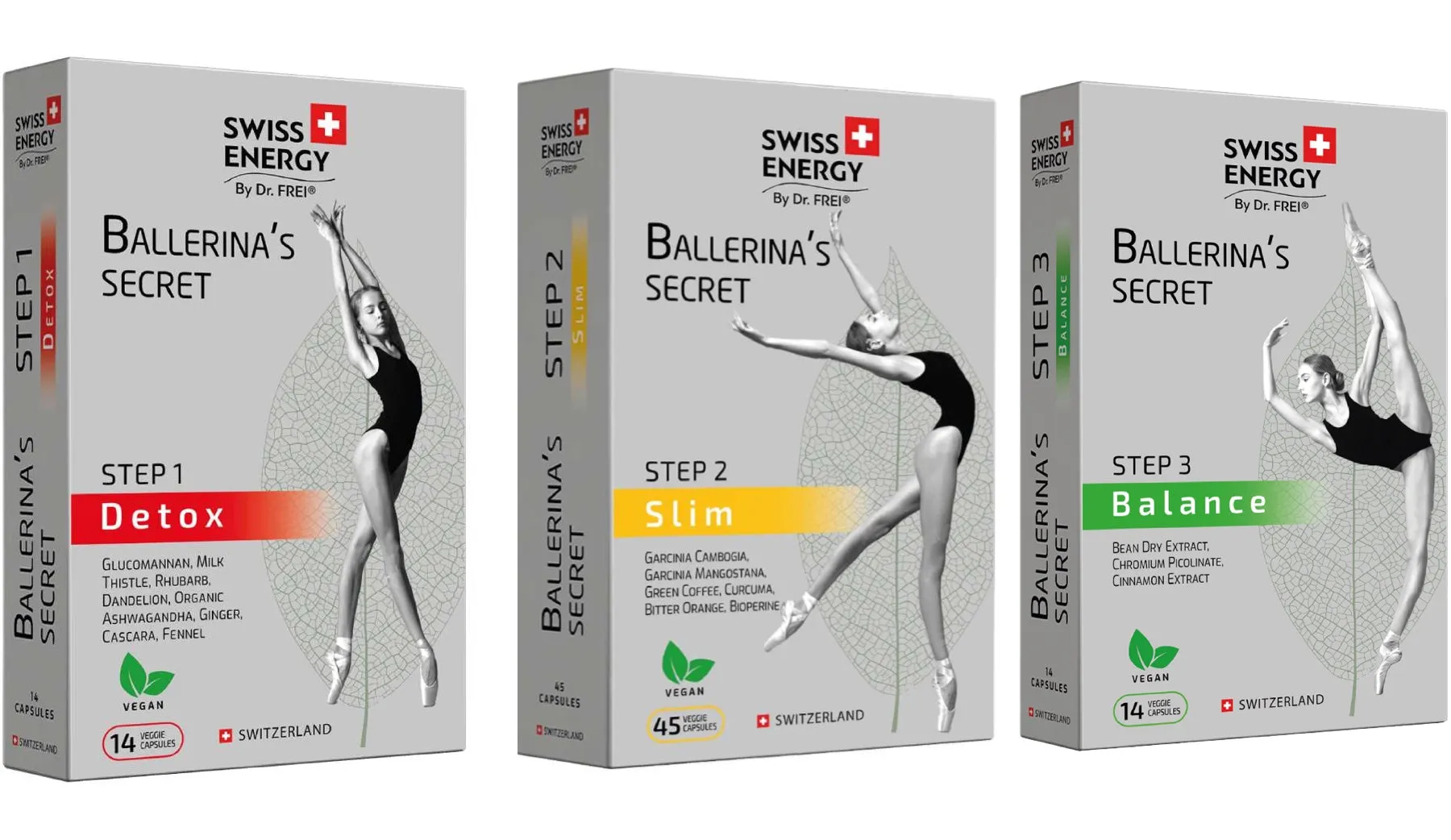 Swiss Energy Ballerina's secret three-step weight loss program