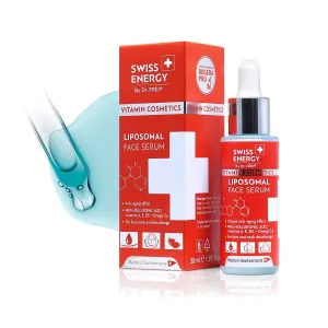 Swiss Energy, Liposomal facial serum with hyaluronic acid   vitamins and omega 3-6, rejuvenating effect (30ml)