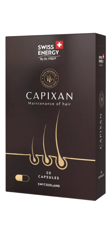 Swiss Energy, vitamins Capixan, promotes healthy hair growth and strengthening hair and increasing their volume, 30 capsules